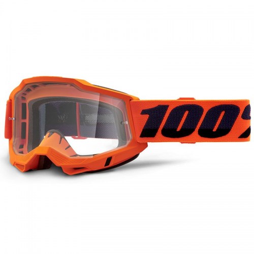 Мотоочки 100% Aссuri 2 Fluo Orange Lens