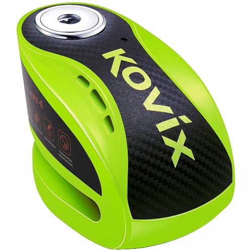 Мотозамок блокировки тормозного диска с сигнализацией Kovix KNX6 Black