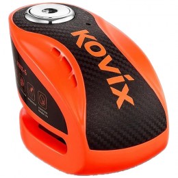 Мотозамок блокировки тормозного диска с сигнализацией Kovix KNX6 Orange