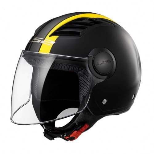 Мотошлем LS2 OF562 Airflow L Metropolis Black/Yellow