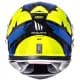 Шлем MT Thunder 3 SV Torn Yellow/Blue Gloss