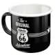 Кружка Highway 66 Adventure Black/White