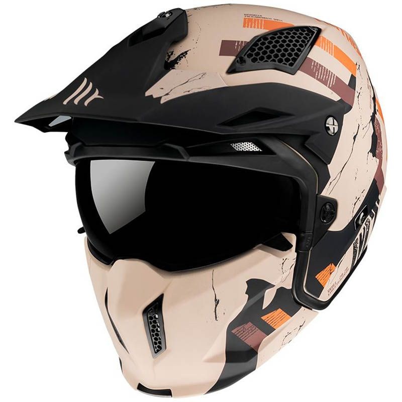 Шлем MT Streetfighter SV Skull Orange