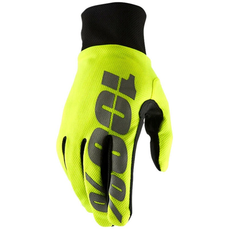 Мотоперчатки Ride 100% Brisker Hydromatic Waterproof Neon Yellow